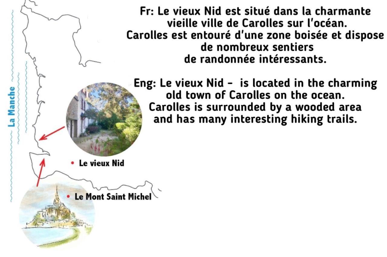 "Le Vieux Nid" Villa Carolles Dış mekan fotoğraf